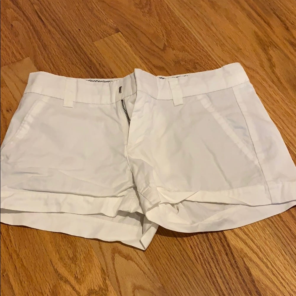 White work shorts